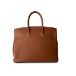 Birkin 35 Gold Veau Togo Leather Gold Plated X Stamp - Image 19