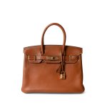 Birkin 30 Fauve Barenia Gold Plated Hardware C Stamp