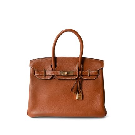 Birkin 30 Fauve Barenia Gold Plated Hardware C Stamp