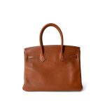 Birkin 30 Fauve Barenia Gold Plated Hardware C Stamp - Image 5