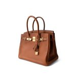 Birkin 30 Fauve Barenia Gold Plated Hardware C Stamp - Image 19