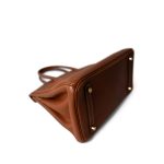 Birkin 30 Fauve Barenia Gold Plated Hardware C Stamp - Image 11