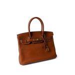 Birkin 30 Fauve Barenia Gold Plated Hardware C Stamp - Image 13