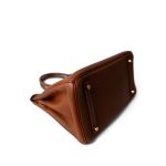 Birkin 30 Fauve Barenia Gold Plated Hardware C Stamp - Image 12