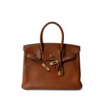Birkin 30 Fauve Barenia Gold Plated Hardware C Stamp - Image 16