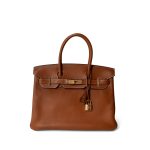 Birkin 30 Fauve Barenia Gold Plated Hardware C Stamp - Image 4