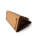 Birkin Sellier 25 Biscuit Epsom Gold Plated Z Stamp - Image 14