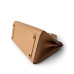Birkin Sellier 25 Biscuit Epsom Gold Plated Z Stamp - Image 26