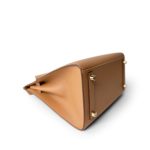 Birkin Sellier 25 Biscuit Epsom Gold Plated Z Stamp - Image 30