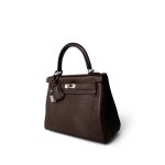 Kelly 25 Ebene Barenia Faubourg Palladium Plated U Stamp - Image 3