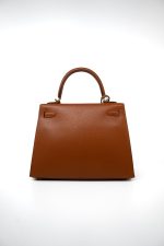 Kelly 25 Pain d’Epice Chèvre Mysore Goatskin Gold Plated Hardware Y Stamp