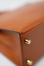 Kelly 25 Pain d’Epice Chèvre Mysore Goatskin Gold Plated Hardware Y Stamp - Image 2