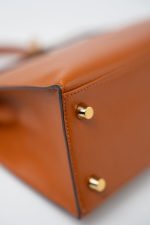 Kelly 25 Pain d’Epice Chèvre Mysore Goatskin Gold Plated Hardware Y Stamp - Image 13