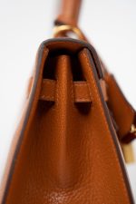 Kelly 25 Pain d’Epice Chèvre Mysore Goatskin Gold Plated Hardware Y Stamp - Image 15