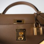 Kelly Sellier 28 Alezan Veau Epsom Leather Gold Plated 2021 Z - Image 12