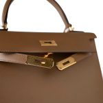 Kelly Sellier 28 Alezan Veau Epsom Leather Gold Plated 2021 Z - Image 2