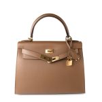 Kelly Sellier 28 Alezan Veau Epsom Leather Gold Plated 2021 Z - Image 14