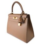 Kelly Sellier 28 Alezan Veau Epsom Leather Gold Plated 2021 Z - Image 3