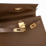 Kelly Sellier 28 Alezan Veau Epsom Leather Gold Plated 2021 Z - Image 7