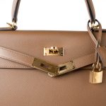 Kelly Sellier 28 Alezan Veau Epsom Leather Gold Plated 2021 Z - Image 17