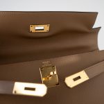Kelly Sellier 28 Alezan Veau Epsom Leather Gold Plated 2021 Z - Image 8