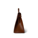 Kelly Sellier 32 Noisette Box Calfskin Palladium Plated ￼[E] Stamp - Image 9