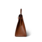 Kelly Sellier 32 Noisette Box Calfskin Palladium Plated ￼[E] Stamp - Image 7