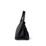 Birkin 30 Black Veau Togo Gold Plated T Stamp - Image 15