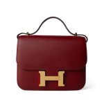 Constance 18 Rouge Grenat Veau Epsom Leather Gold Plated A Stamp