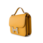 Hermes Constance 18 Jaune Ambre (Amber Yellow) Palladium Plated Hardware C Stamp - Image 9