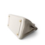 Birkin 30 Craie Togo Gold Plated A Stamp - Image 8