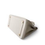 Birkin 30 Craie Togo Gold Plated A Stamp - Image 6