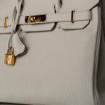 Birkin 30 Beton Veau Togo Leather Gold Plated U Stamp 2022 - Image 15