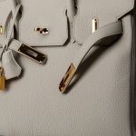 Birkin 30 Beton Veau Togo Leather Gold Plated U Stamp 2022 - Image 10