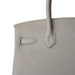 Birkin 30 Beton Veau Togo Leather Gold Plated U Stamp 2022 - Image 14