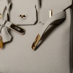 Birkin 30 Beton Veau Togo Leather Gold Plated U Stamp 2022 - Image 4