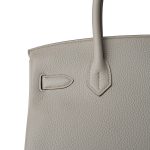 Birkin 30 Beton Veau Togo Leather Gold Plated U Stamp 2022 - Image 5