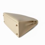 Vintage Kelly 25 Sellier Parchemin / Light Beige Box Calfksin E Square Stamp - Image 14