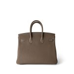 Birkin 25 Etoupe Togo Gold Plated B Stamp - Image 3