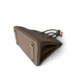 Birkin 25 Etoupe Togo Gold Plated B Stamp - Image 12