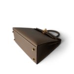 Kelly 25 Sellier Etoupe Gold Plated B Stamp - Image 6