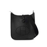 Taurillon Clemence Evelyne TPM Black w/ Palladium Hardware - Image 7