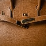 Birkin 30 Gold Ardennes Gold Plated C Square Stamp - Image 9