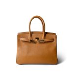 Birkin 30 Gold Ardennes Gold Plated C Square Stamp - Image 10