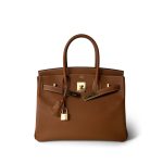 Birkin 30 Gold Epsom Gold Plated A Stamp - Image 6