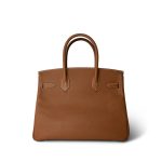 Birkin 30 Gold Epsom Gold Plated A Stamp - Image 3