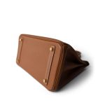 Birkin 30 Gold Epsom Gold Plated A Stamp - Image 7