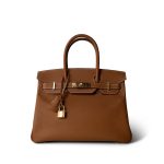 Birkin 30 Gold Epsom Gold Plated A Stamp