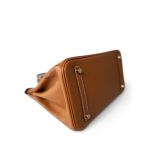 Birkin 30 Gold Epsom Gold Plated Z Stamp - Image 6
