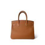 Birkin 30 Gold Epsom Gold Plated Z Stamp - Image 9